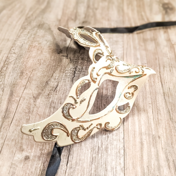 Venetian Cat Eye Mask Masquerade Mask Mardi Gras Mask - Picture 3 of 6